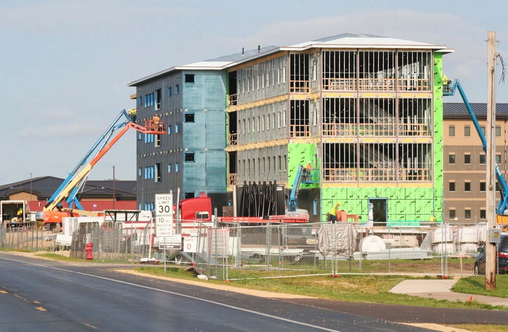 FY 2022-funded barracks project at 27 percent completion at Fort McCoy as August begins