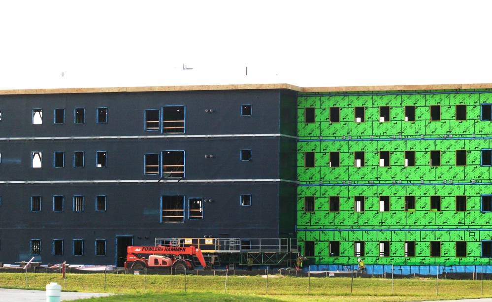 FY 2022-funded barracks project at 27 percent completion at Fort McCoy as August begins