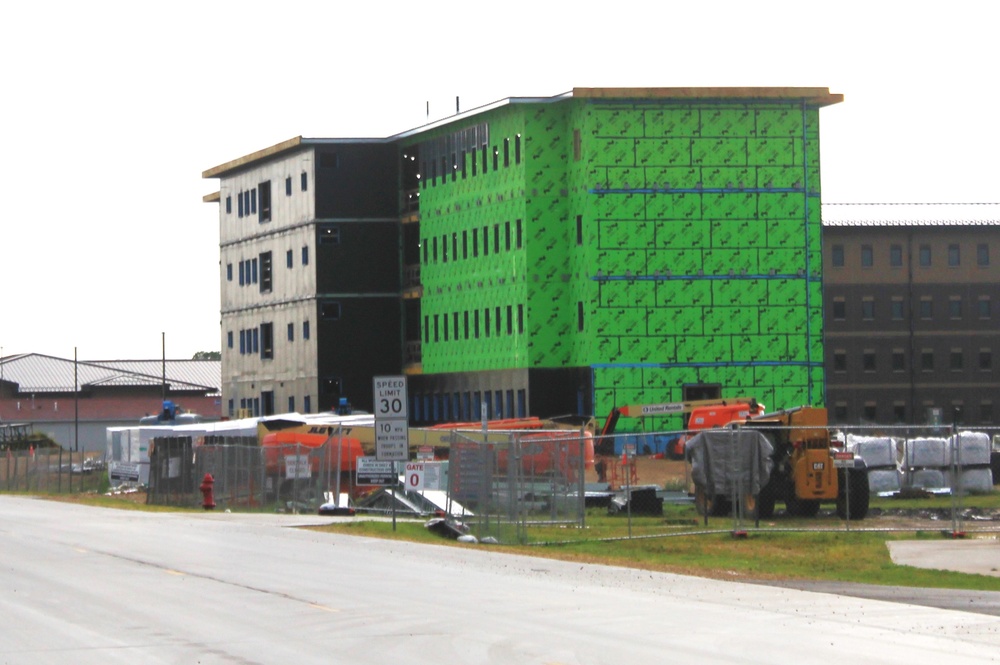 FY 2022-funded barracks project at 27 percent completion at Fort McCoy as August begins