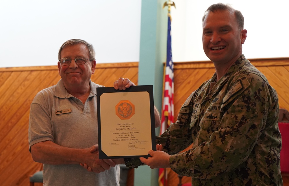 NWS Yorktown all-hands awards event