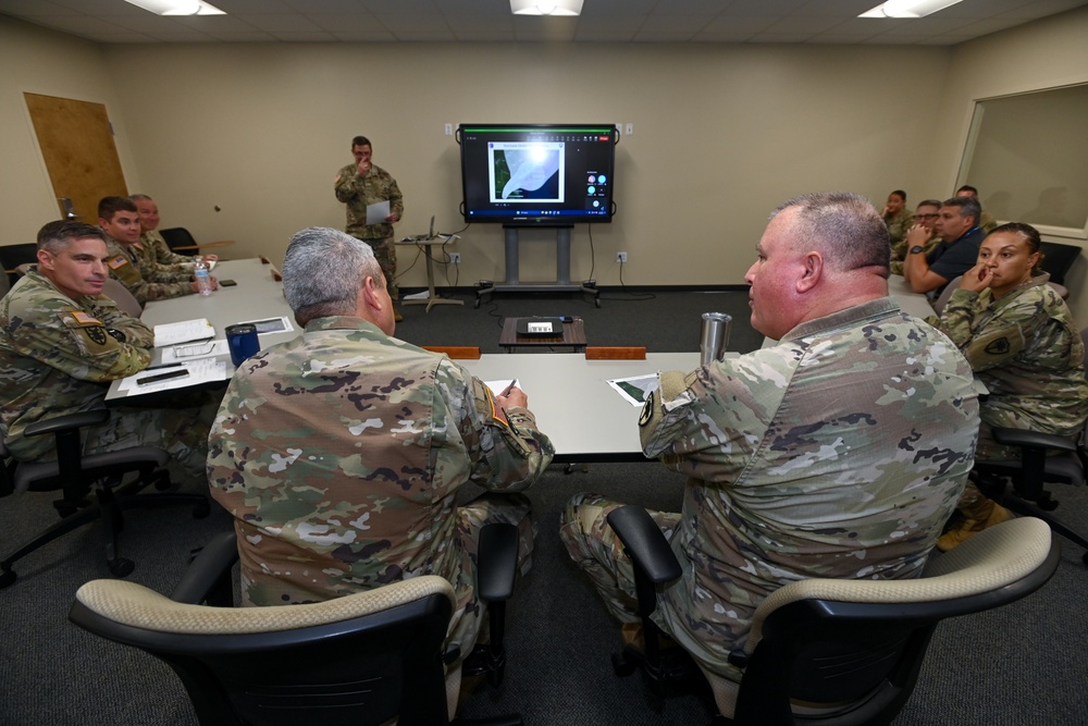 Commander's Update Brief in preperation for Tropical Storm Debby