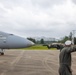U.S. Marine Corps F/A-18 Hornets Fly Out of South Korea