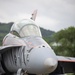 U.S. Marine Corps F/A-18 Hornets Fly Out of South Korea