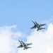 U.S. Marine Corps F/A-18 Hornets Fly Out of South Korea