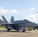 U.S. Marine Corps F/A-18 Hornets Fly Out of South Korea