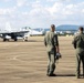 U.S. Marine Corps F/A-18 Hornets Fly Out of South Korea