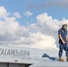 U.S. Marine Corps F/A-18 Hornets Fly Out of South Korea