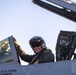 U.S. Marine Corps F/A-18 Hornets Fly Out of South Korea