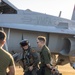 U.S. Marine Corps F/A-18 Hornets Fly Out of South Korea