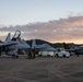 U.S. Marines with VMFA(AW) 224 maintain F/A-18 Hornet Aircraft after flight operations at Suwon AB