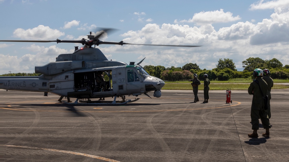 RD24 | HMLA-367, JGSDF conduct bilateral flight operations at Camp Metabaru