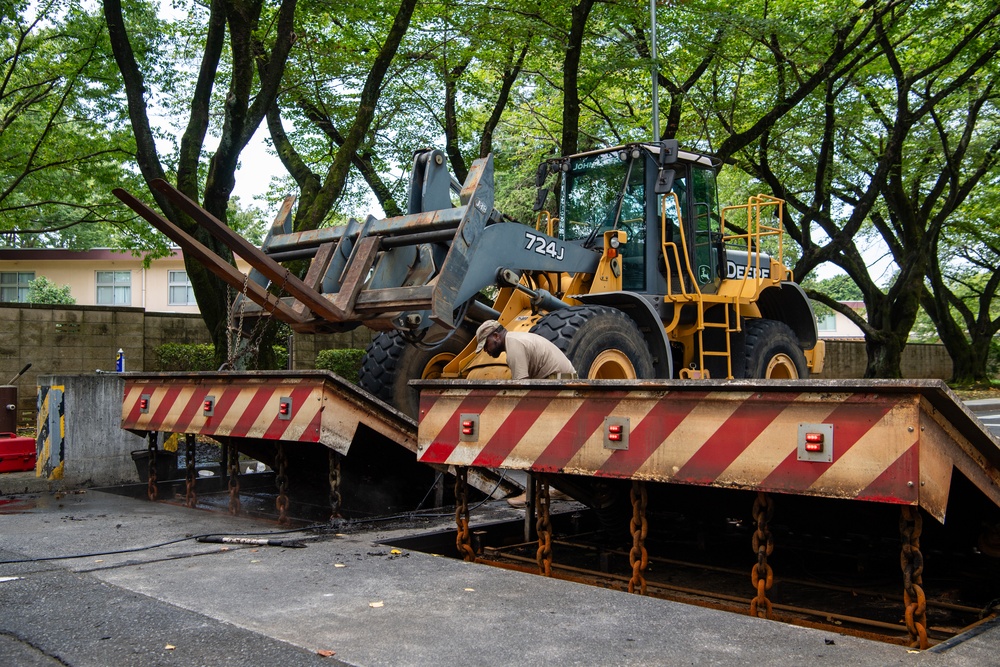 Maintaining readiness, security through vehicle barrier system