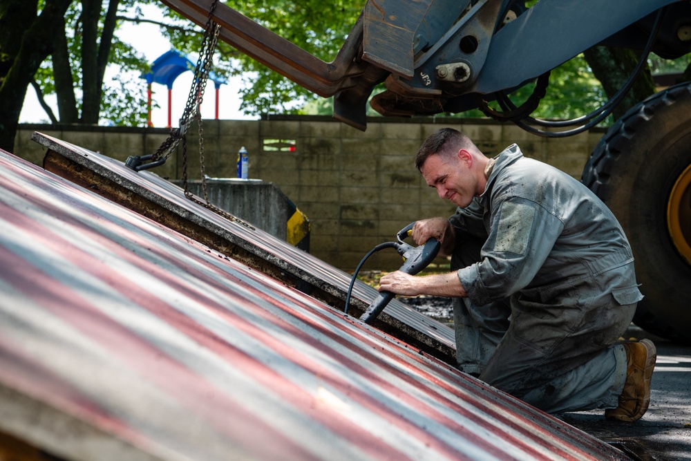 Maintaining readiness, security through vehicle barrier system