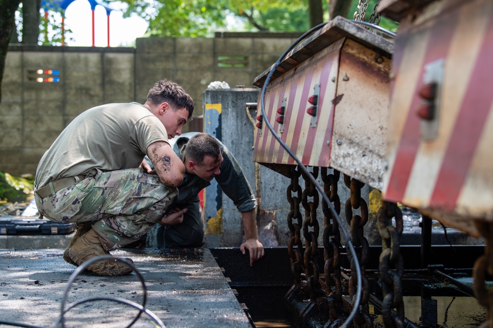 Maintaining readiness, security through vehicle barrier system