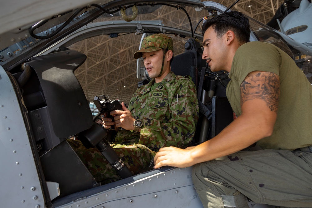 RD24 | HMLA-367, JGSDF conduct bilateral flight operations at Camp Metabaru