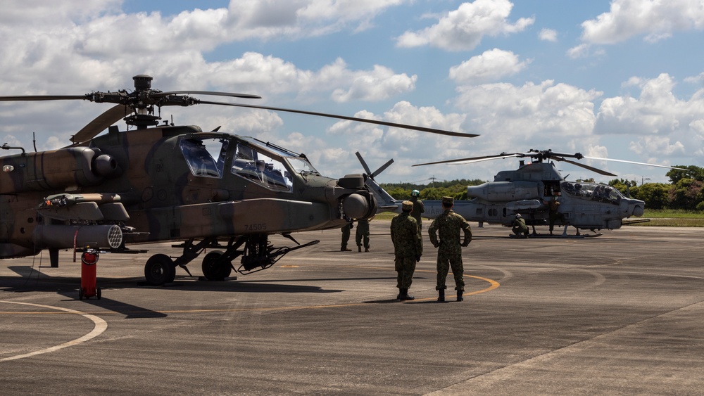 RD24 | HMLA-367, JGSDF conduct bilateral flight operations at Camp Metabaru