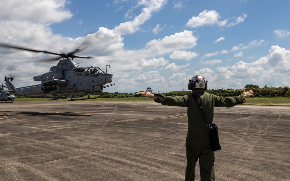 RD24 | HMLA-367, JGSDF conduct bilateral flight operations at Camp Metabaru