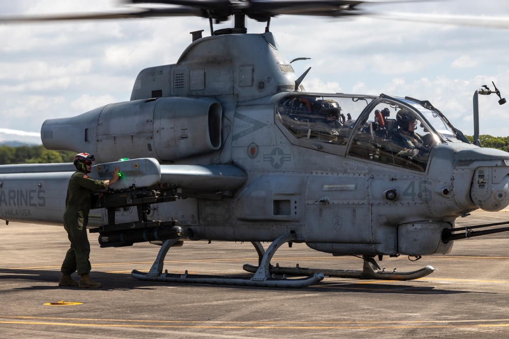 RD24 | HMLA-367, JGSDF conduct bilateral flight operations at Camp Metabaru