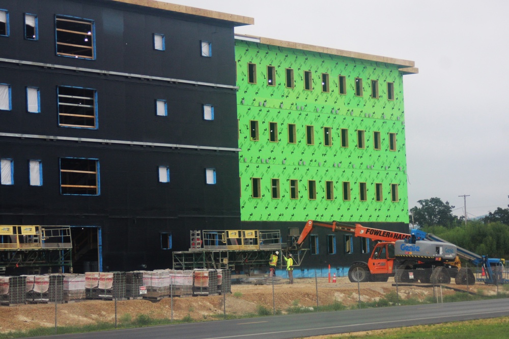 FY 2022-funded barracks project at 27 percent completion at Fort McCoy as August begins