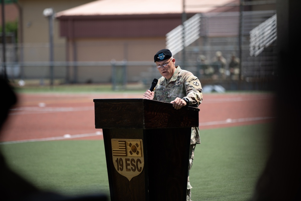 19th ESC Change of Command Ceremony