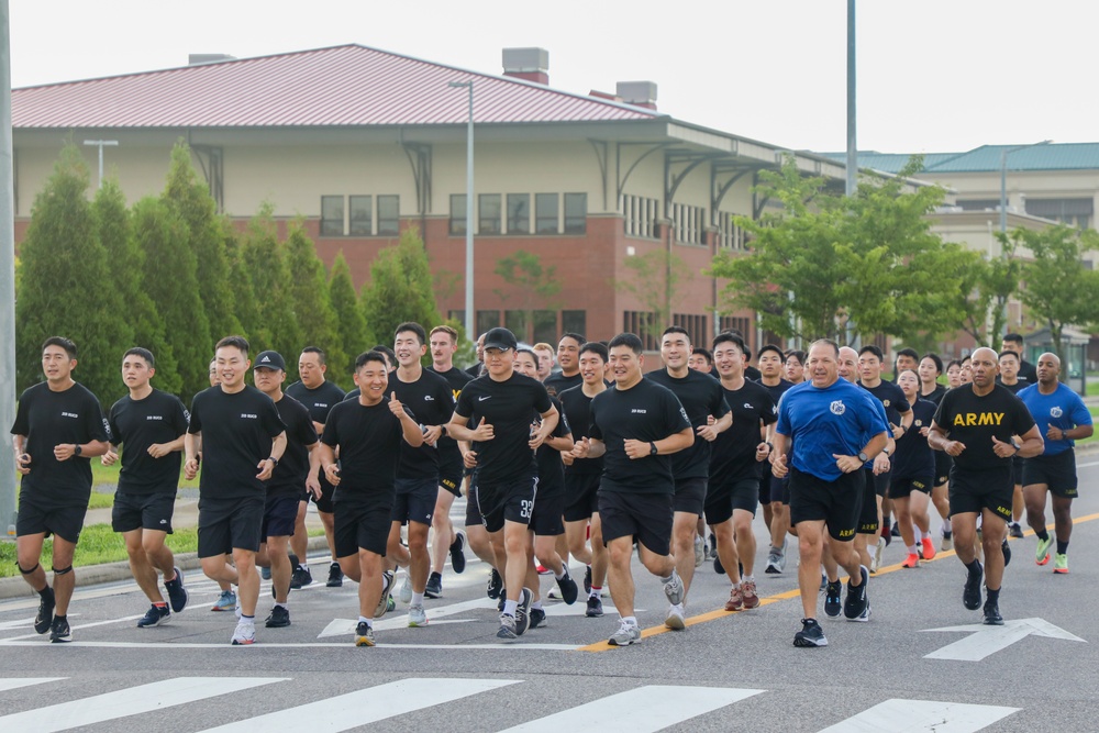 KMA summer internship PT with Warrior command group of 2ID/RUCD