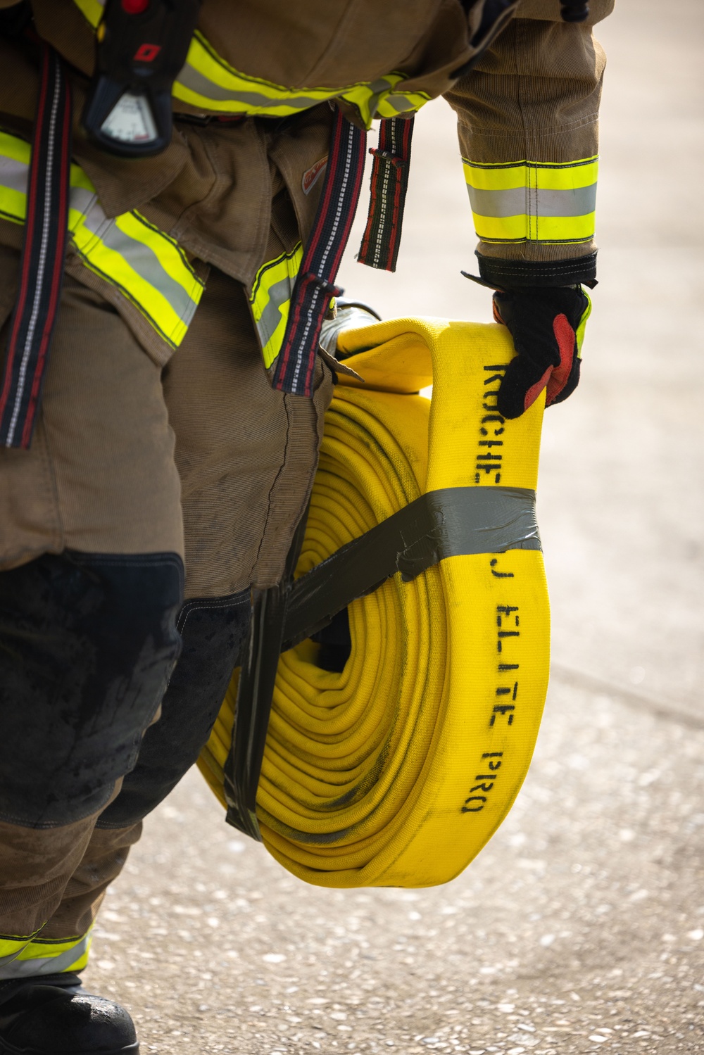 U.S. Marines with MWSS-171 and MCAS Iwakuni H&amp;HS Participate in an Aircraft Rescue and Firefighting Themed Workout at Suwon AB