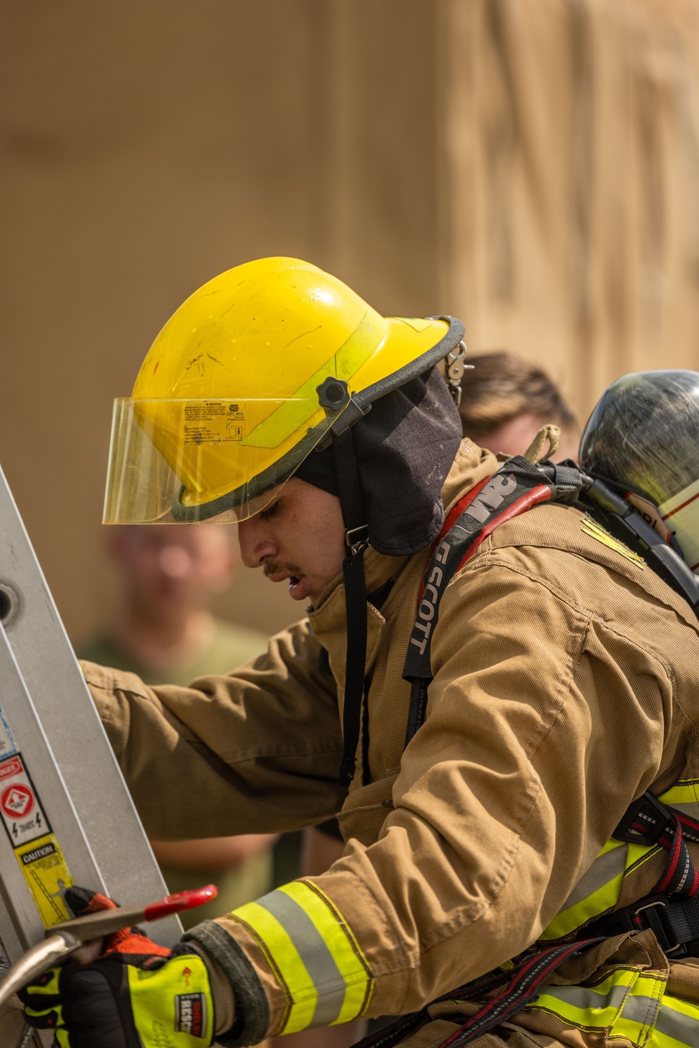 U.S. Marines with MWSS-171 and MCAS Iwakuni H&amp;Hs Participate in an Aircraft Rescue and Firefighting Themed Workout at Suwon AB