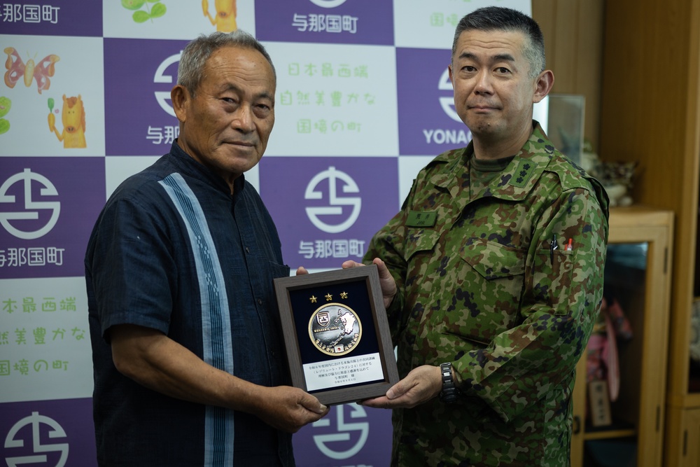 RD 24 | Commanding General of III MEF Visits Mayor of Yonaguni