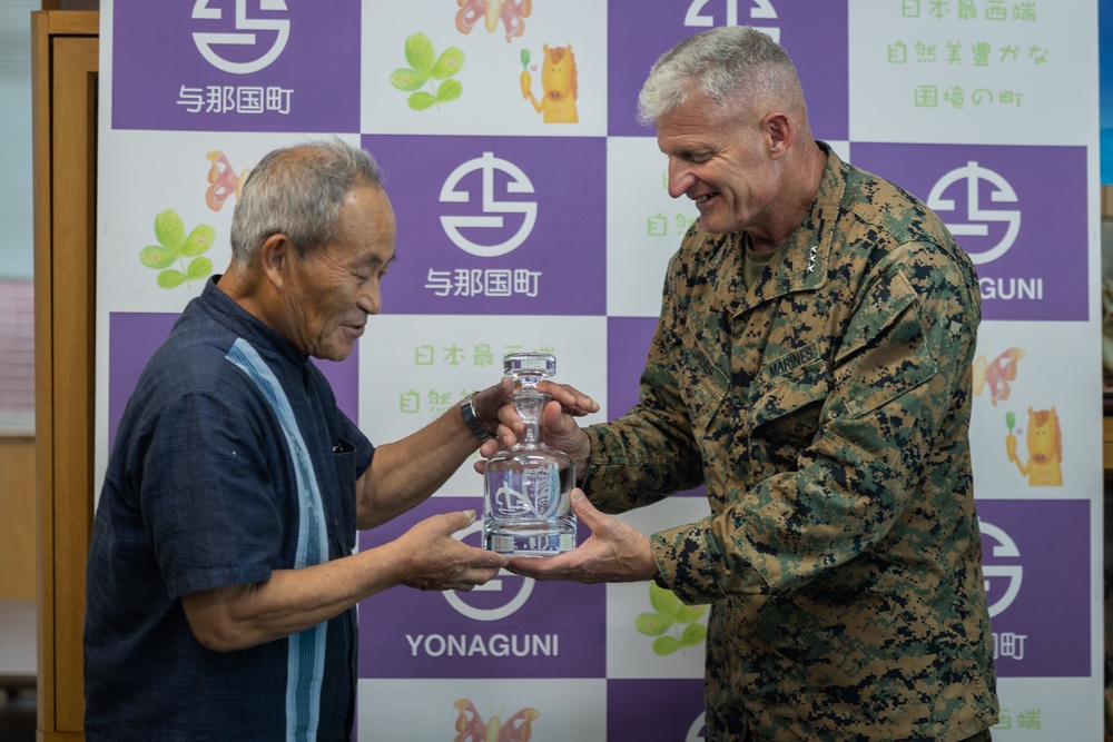 RD 24 | Commanding General of III MEF Visits Mayor of Yonaguni