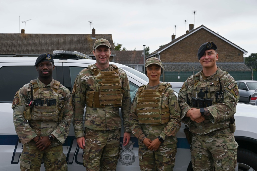 Day in the Life: 100th ARW command team joins the 100th SFS for a gate-runner exercise