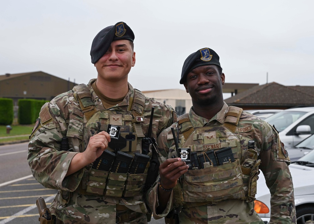 Day in the Life: 100th ARW command team joins the 100th SFS for a gate-runner exercise