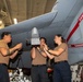 Sailors Aboard USS Carl Vinson (CVN 70) Conduct Maintenance on an F/A-18E Super Hornet