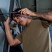 Sailor Aboard USS Carl Vinson (CVN 70) Performs Maintenance on a Test Cell