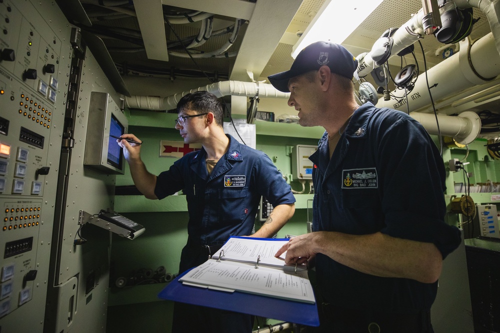 USS John S. McCain Conducts Routine Operations