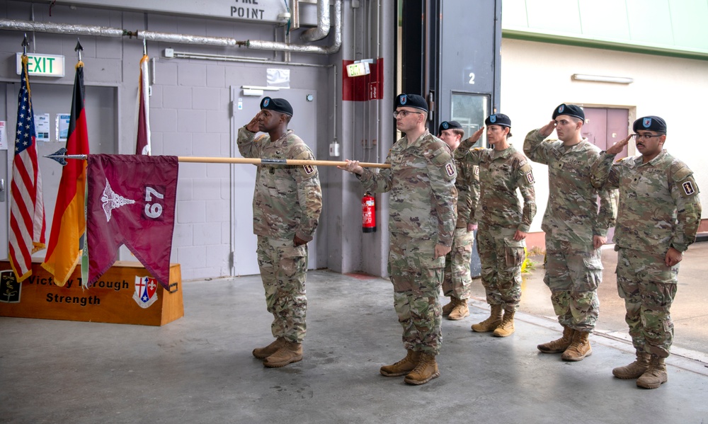 67th Forward Resuscitative Surgical Detachment Change of Command