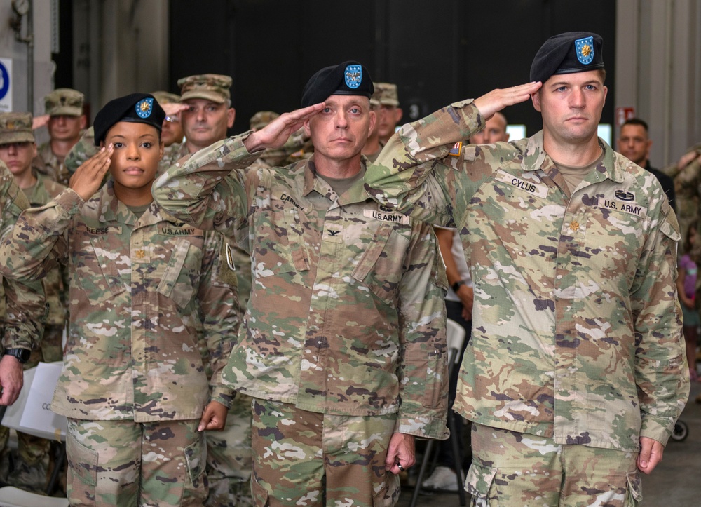 67th Forward Resuscitative Surgical Detachment Change of Command
