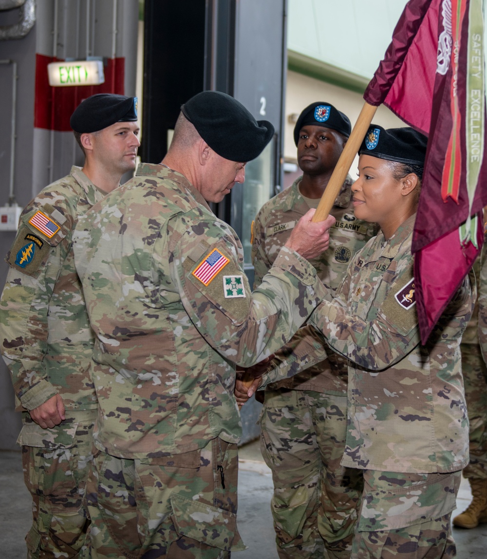 67th Forward Resuscitative Surgical Detachment Change of Command