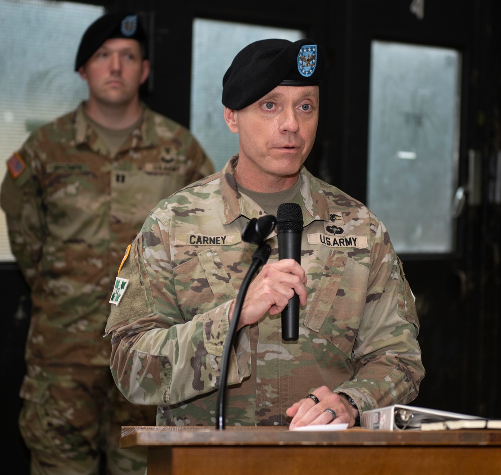 67th Forward Resuscitative Surgical Detachment Change of Command