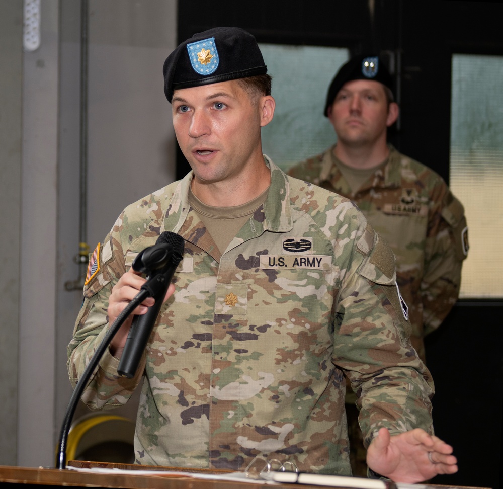 67th Forward Resuscitative Surgical Detachment Change of Command