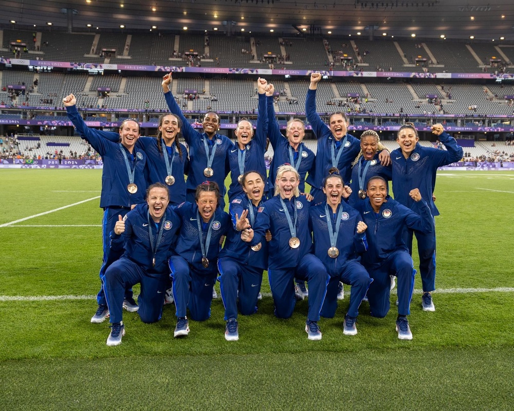 Cpt. Sammy Sullivan helps U.S. Women's Rugby Sevens team capture the bronze medal