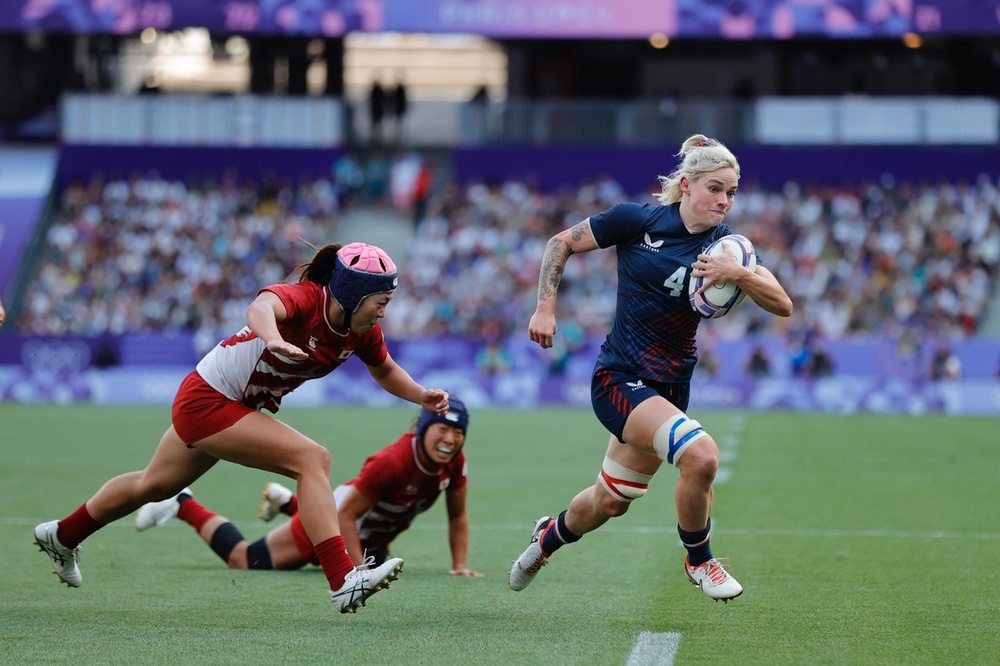 Cpt. Sammy Sullivan of Army WCAP helps Team USA Rugby win bronze medal