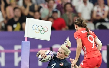 Cpt. Sammy Sullivan of Army WCAP helps Team USA Rugby win bronze medal