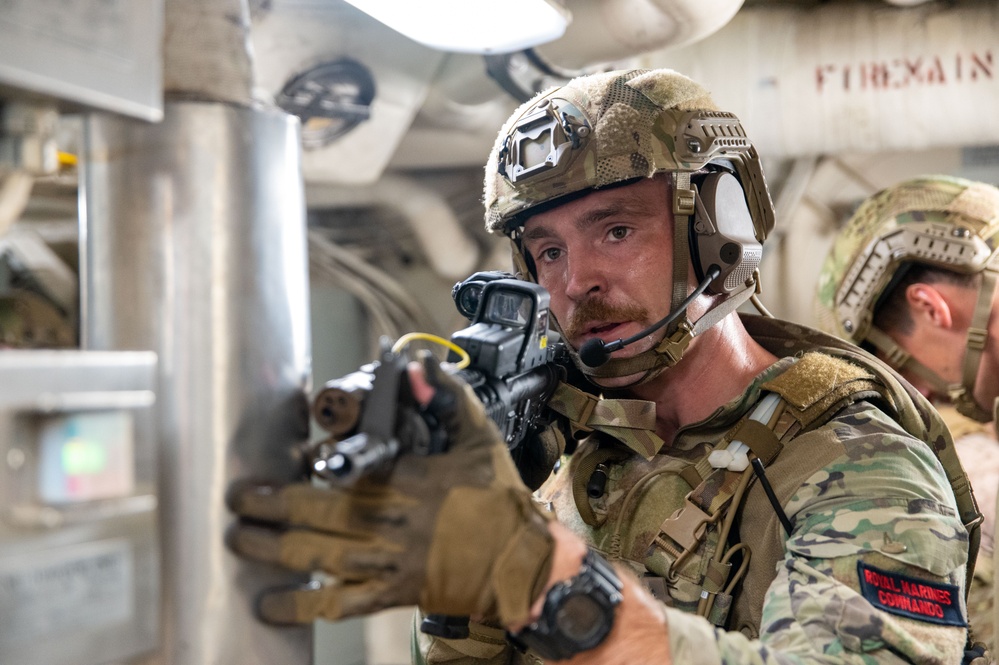 USS New York Training with Royal Marine Commandos