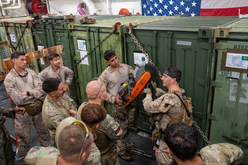 USS New York Training with Royal Marine Commandos