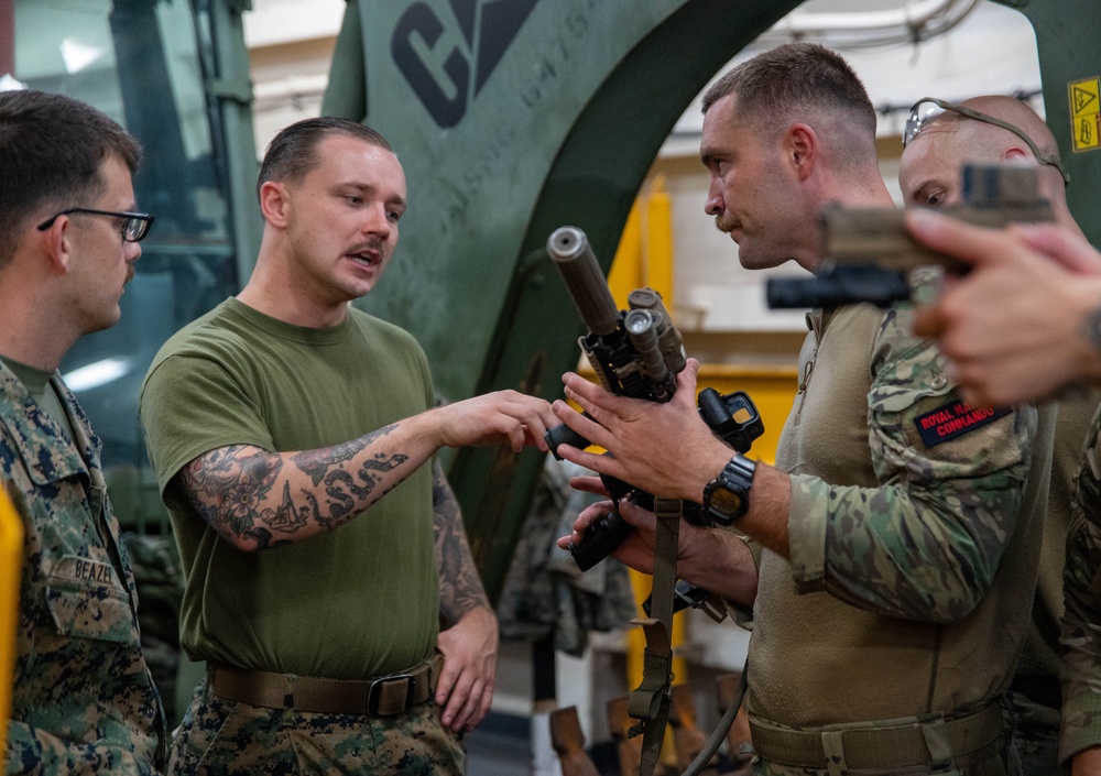 USS New York Training with Royal Marine Commandos