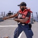 USS Cole Conducts Replenishment-At-Sea With the USNS Big Horn