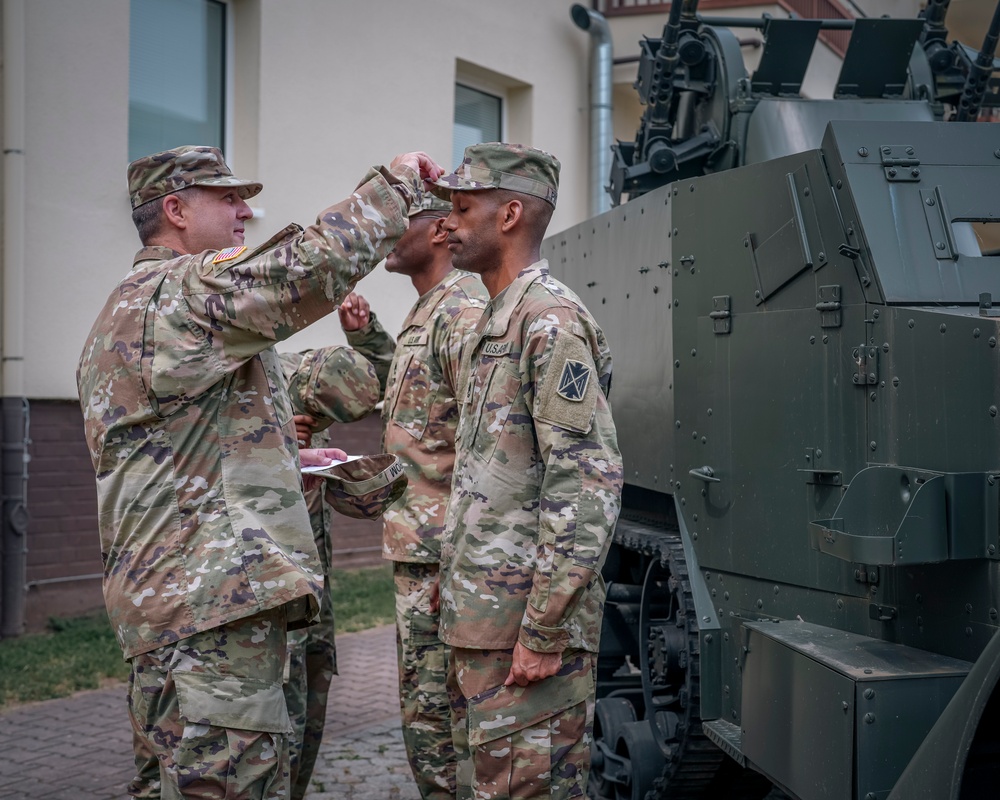 U.S. Army promotes two air defenders to Sgt. 1st Class