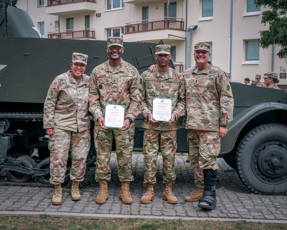U.S. Army promotes two air defenders to Sgt. 1st Class