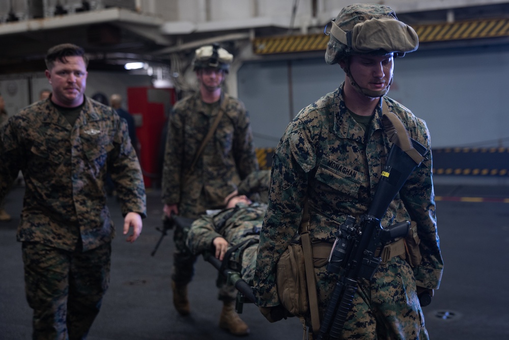 31st MEU conducts Mass Casualty Training Rehearsal