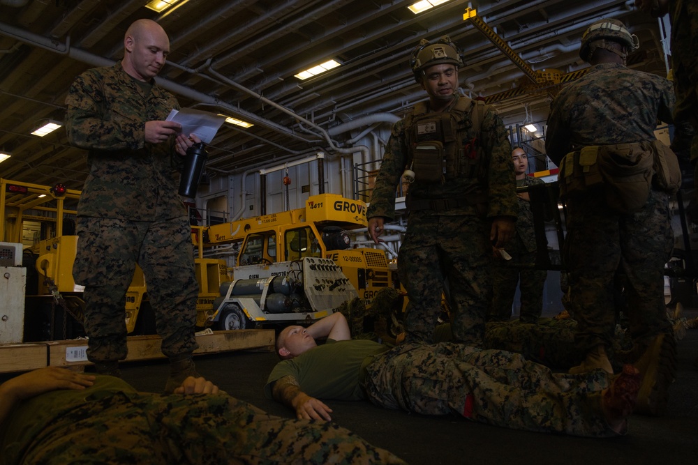 31st MEU conducts Mass Casualty Training Rehearsal